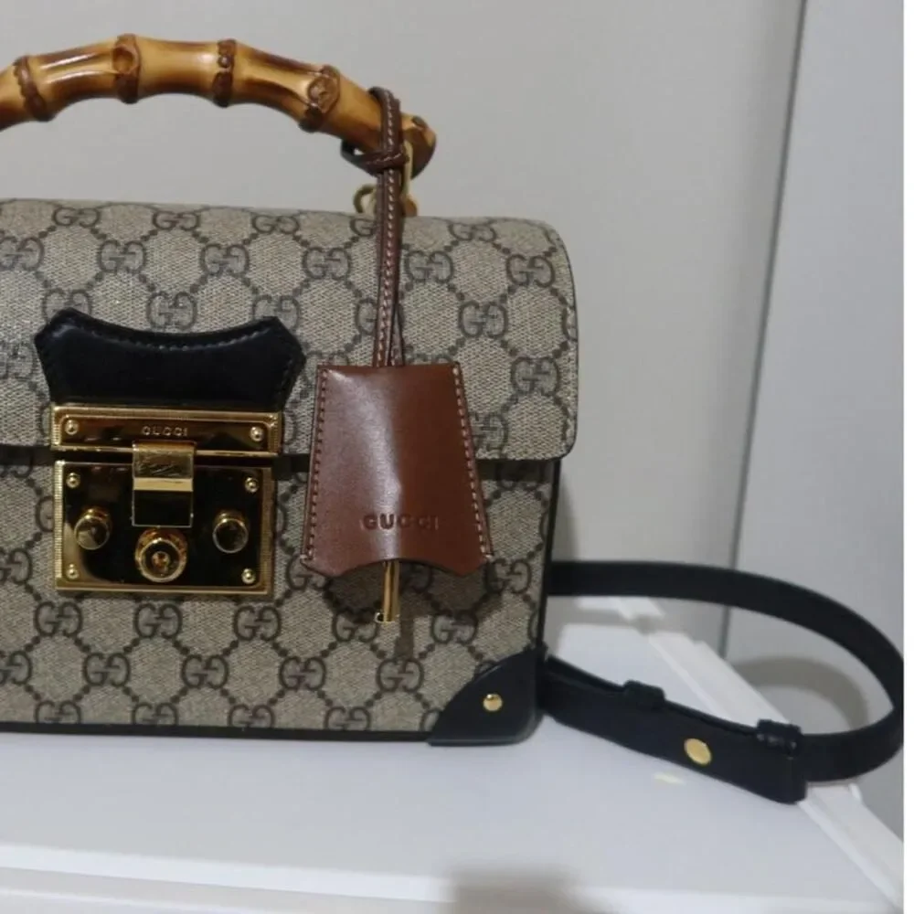 Gucci Women's Brown and Tan Bag